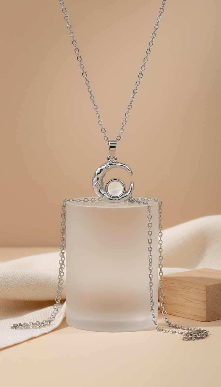 Held by the Moon Necklace boho clothing, festival outfit, hippie style apparel | Elevated Hippie