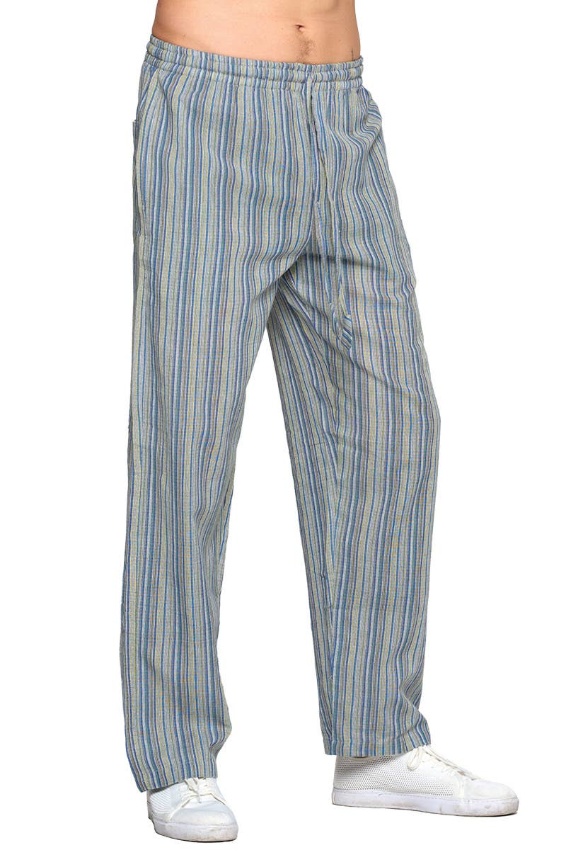 Striped Men's Pants boho clothing, festival outfit, hippie style apparel | Elevated Hippie
