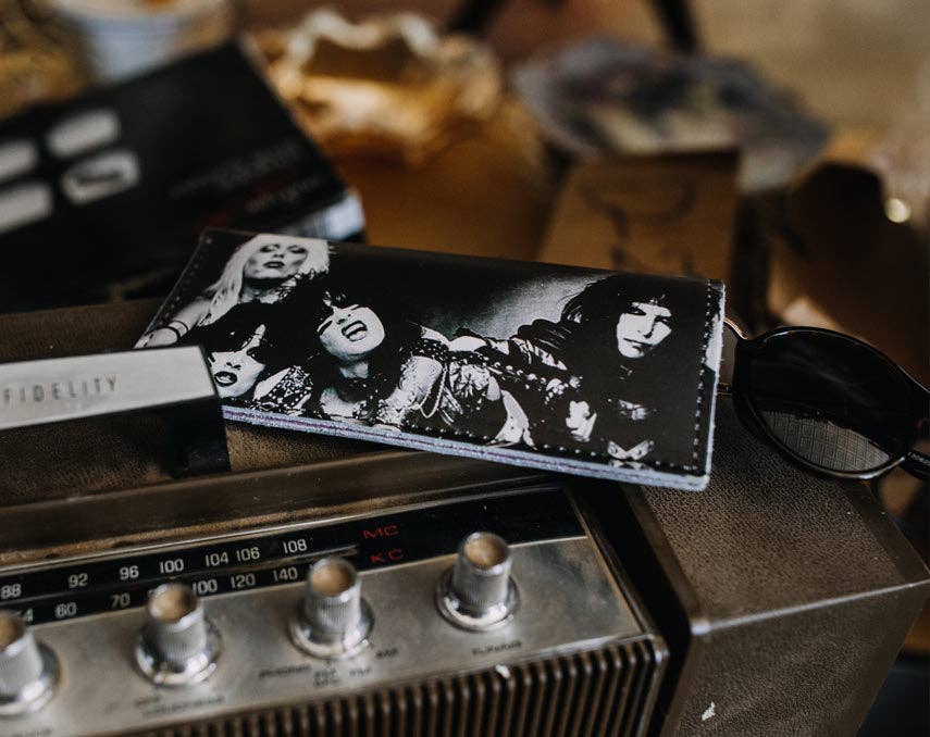 Cassette Tapes - Printed Leather Eyeglasses Case - The Elevated Hippie