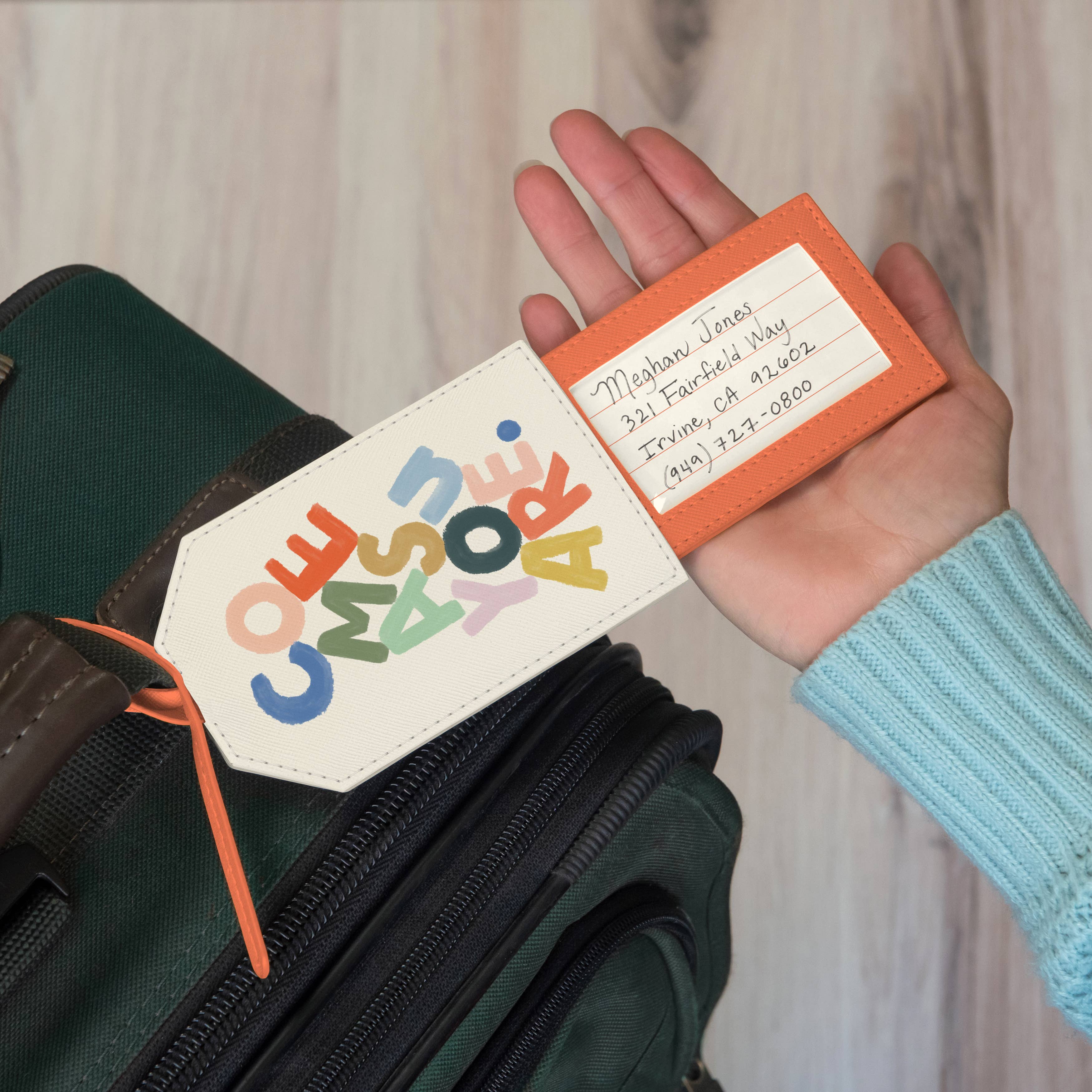 Come As You Are Slide-Out Luggage Tag boho clothing, festival outfit, hippie style apparel | Elevated Hippie