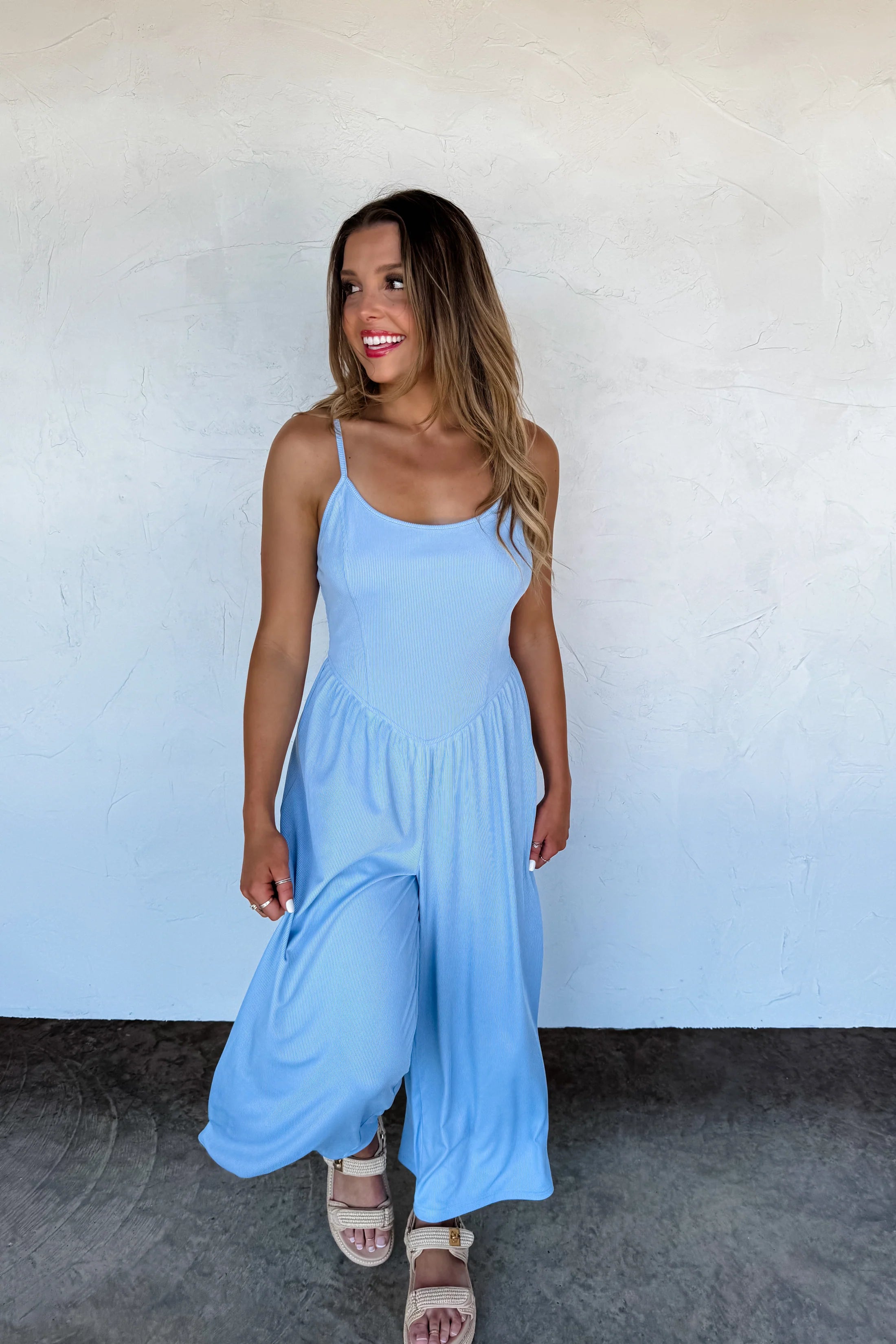 Cooper Ribbed Romper - The Elevated Hippie