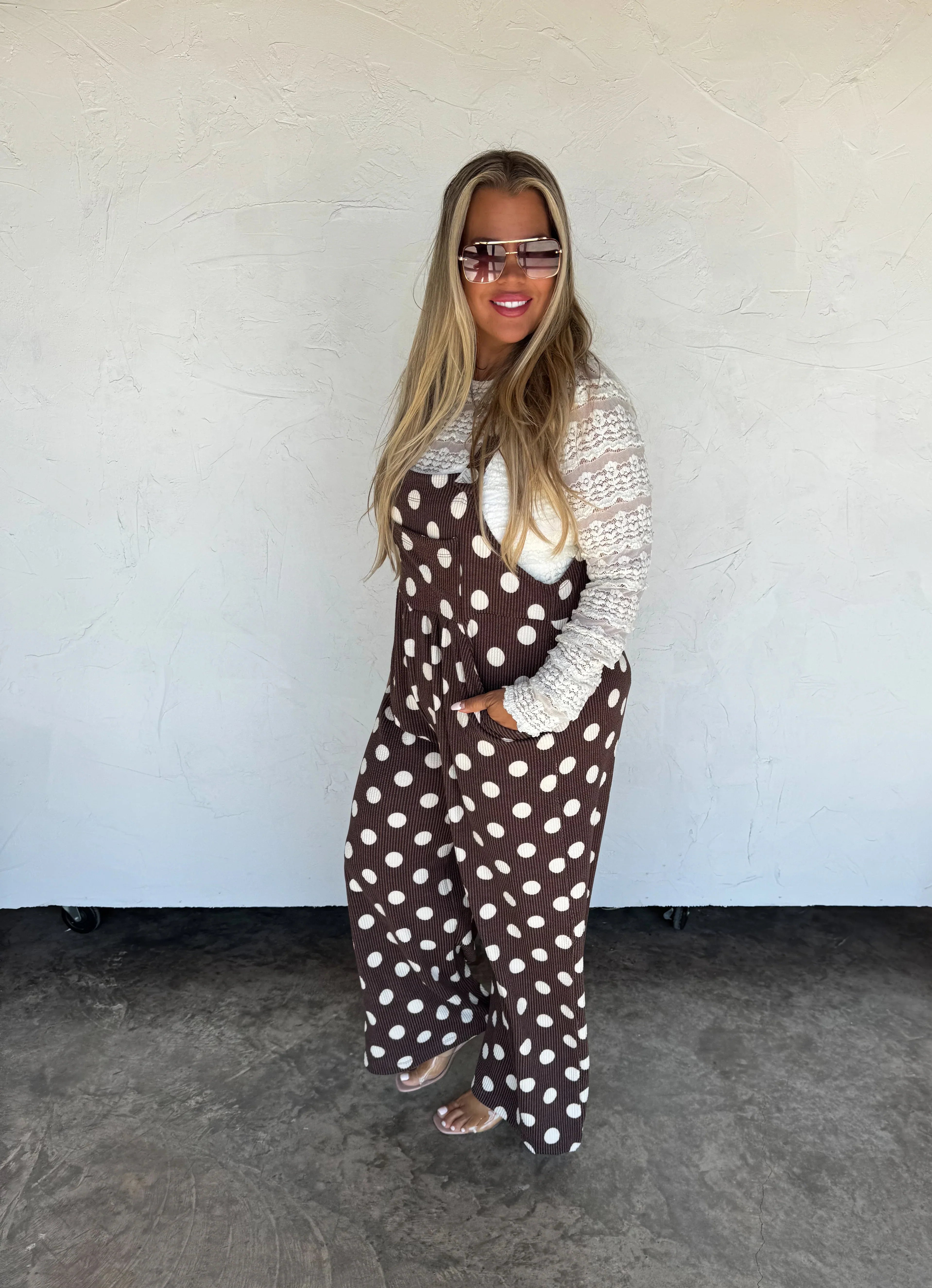 POLKA DOT KARLI BOHO OVERALLS - The Elevated Hippie