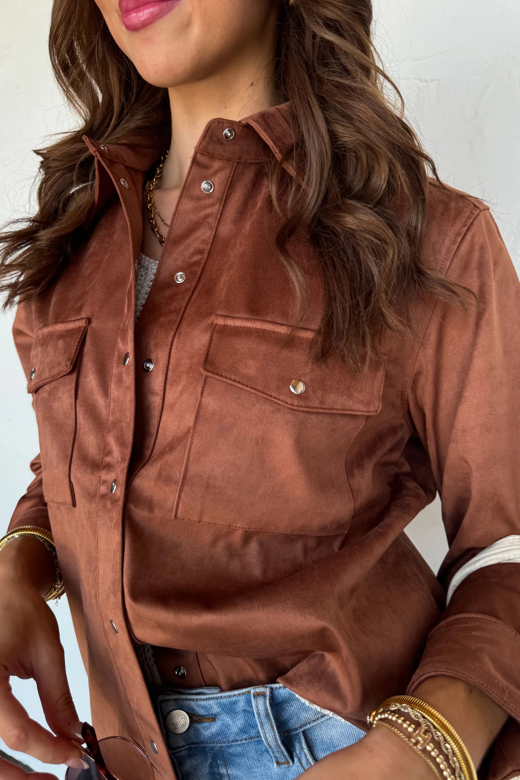 SUNDOWN SUEDE TOP - The Elevated Hippie