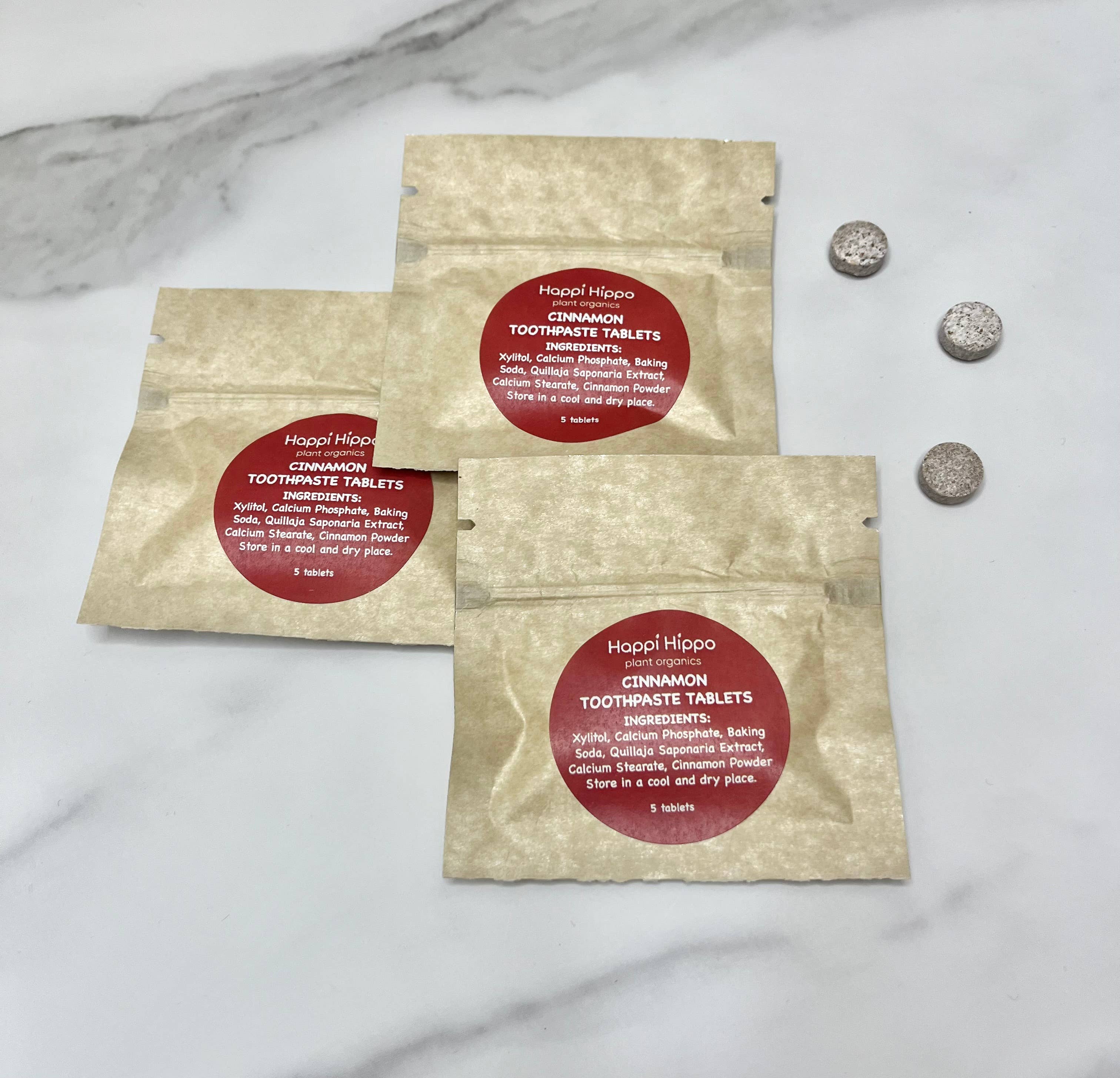 Travel Tooth Tablets – Natural Cinnamon, 5 ct boho clothing, festival outfit, hippie style apparel | Elevated Hippie