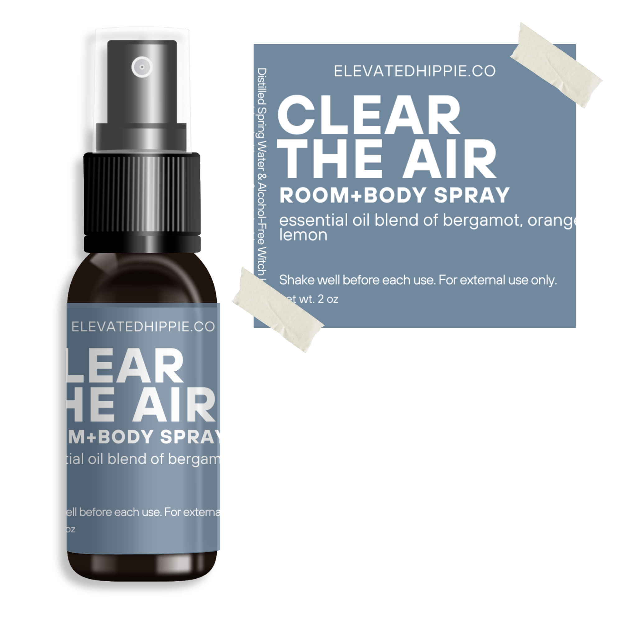 Clear the Air Room + Body Spray – Bergamot, Orange & Lemon boho clothing, festival outfit, hippie style apparel | Elevated Hippie