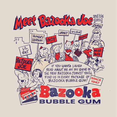 Bazooka® Meet Bazooka Joe and His Gang Tee - The Elevated Hippie