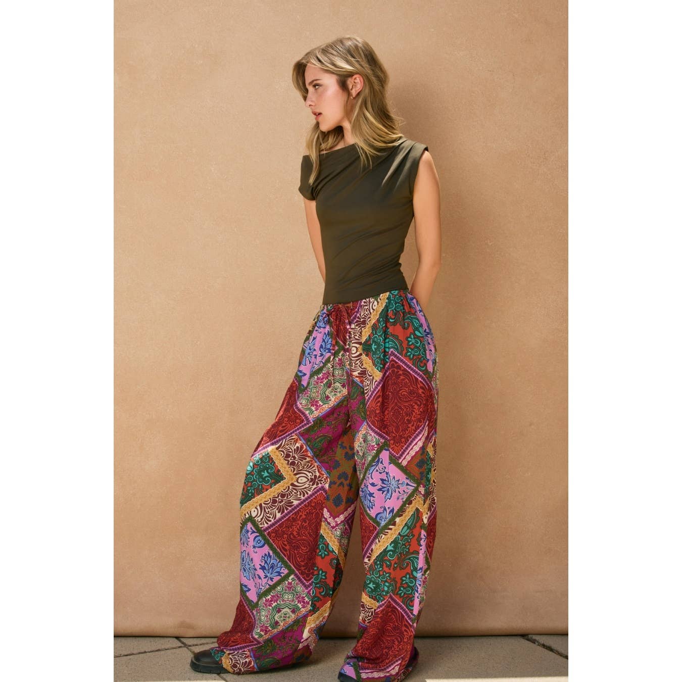 All I Need Pull On Drawstring Pants - The Elevated Hippie