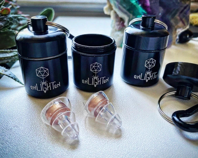 High Fidelity Ear Plugs – Festival Ear Plugs, Music Ear Protection, Secure Storage, Sleek Design, Premium Sound Quality, Noise Reduction boho clothing, festival outfit, hippie style apparel | Elevated Hippie