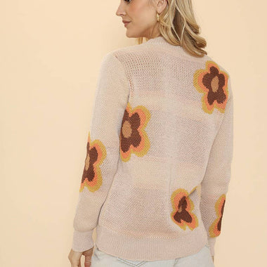 Retro flower cardigan - The Elevated Hippie