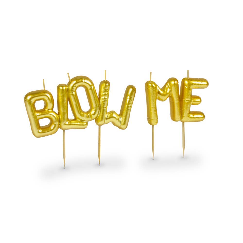 Fred & Friends Lighten Up “Blow Me” Party Candles boho clothing, festival outfit, hippie style apparel | Elevated Hippie
