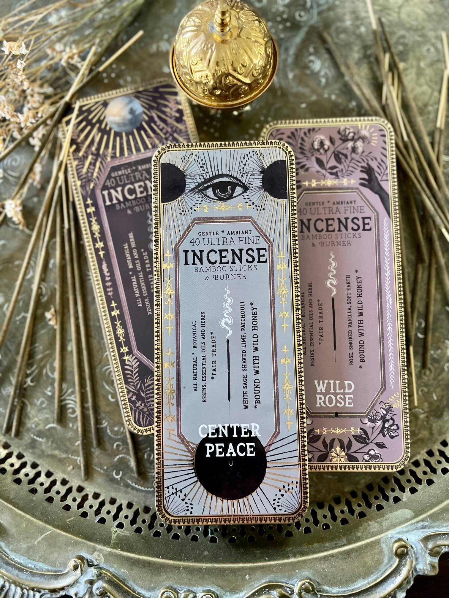 Center Peace 40 Stick Premium Incense boho clothing, festival outfit, hippie style apparel | Elevated Hippie