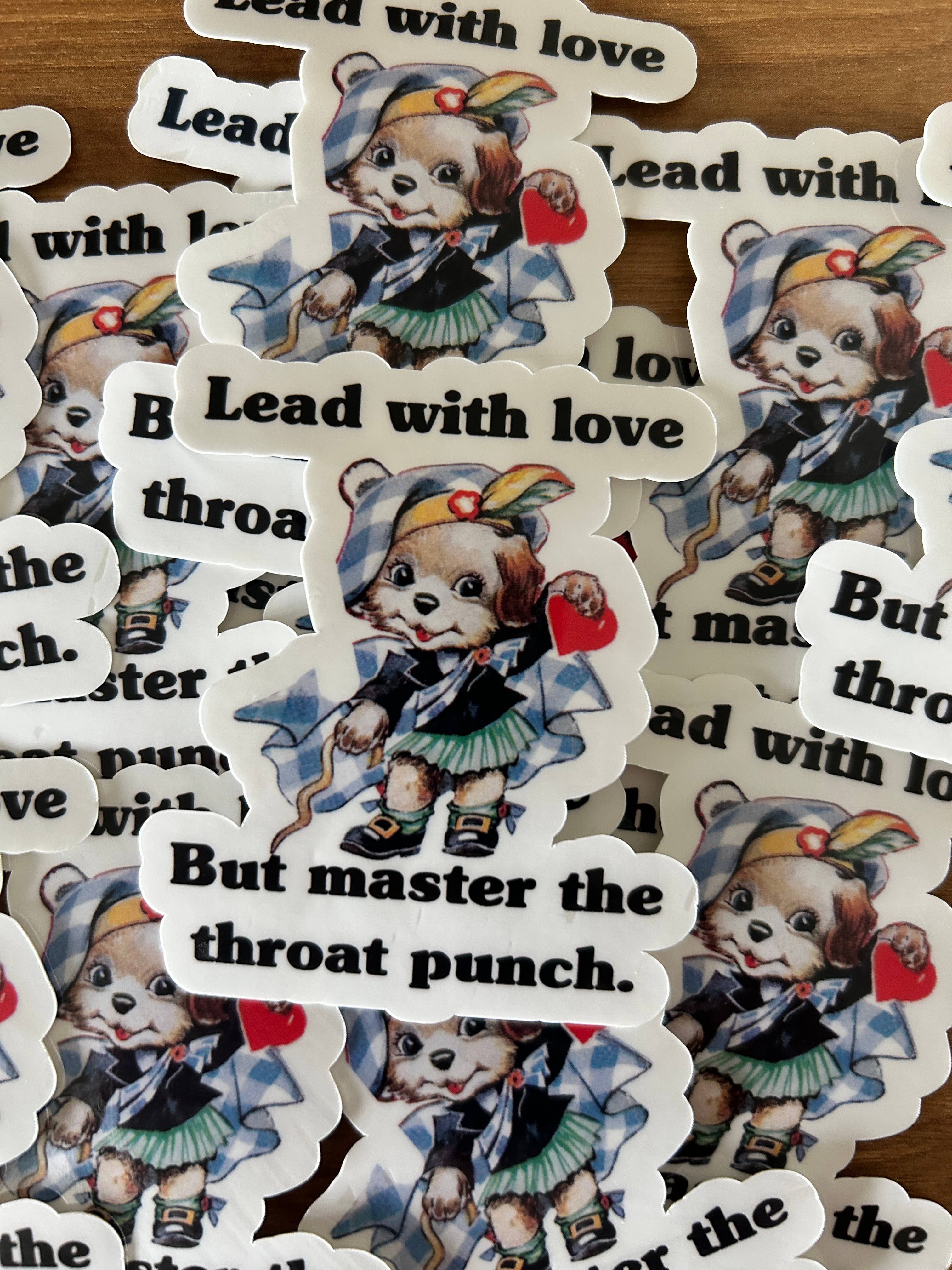 "Lead with Love, but Master the Throat Punch" boho clothing, festival outfit, hippie style apparel | Elevated Hippie