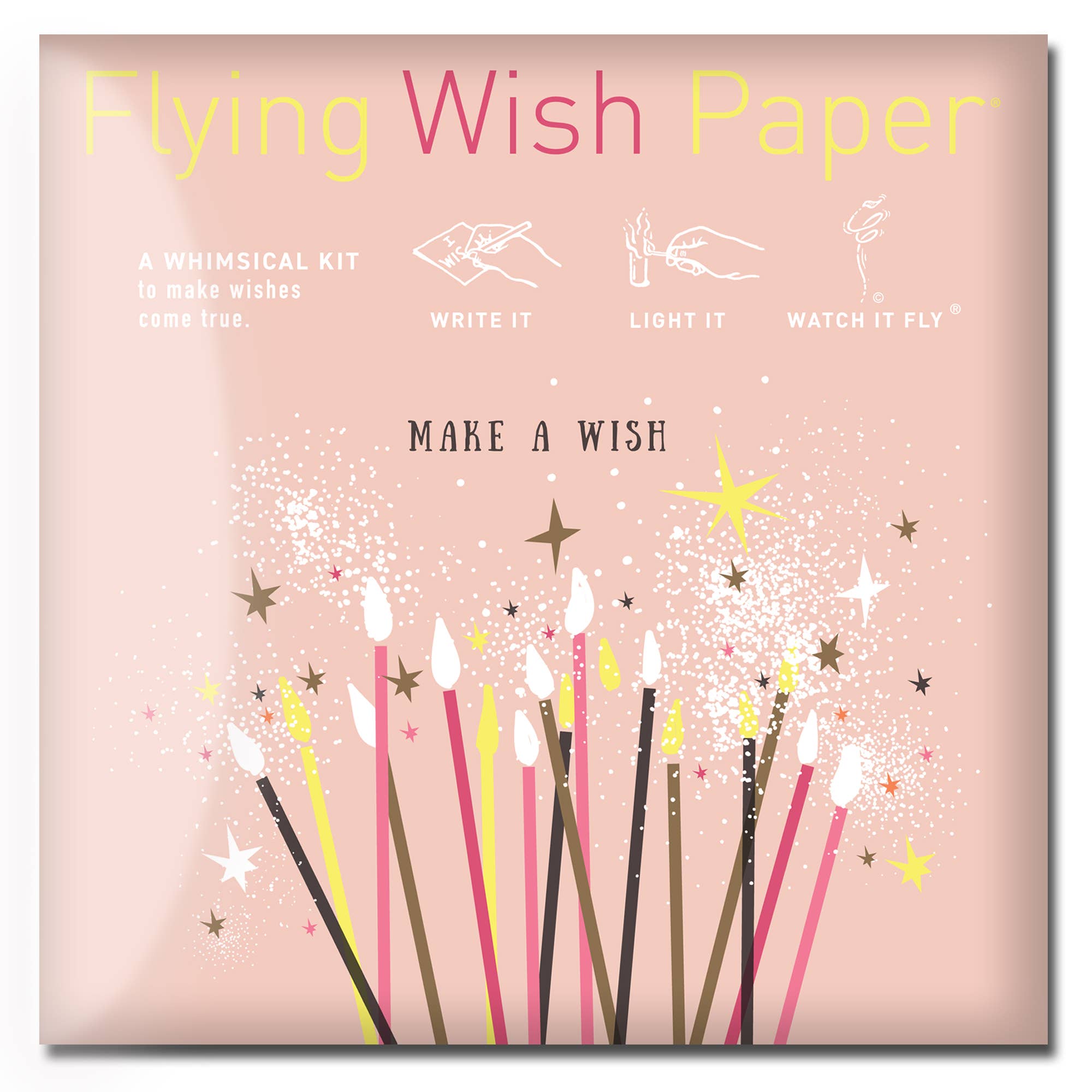 MAKE A WISH BIRTHDAY / Wish-Making Kit / 15 WISHING PAPERS™ - The Elevated Hippie