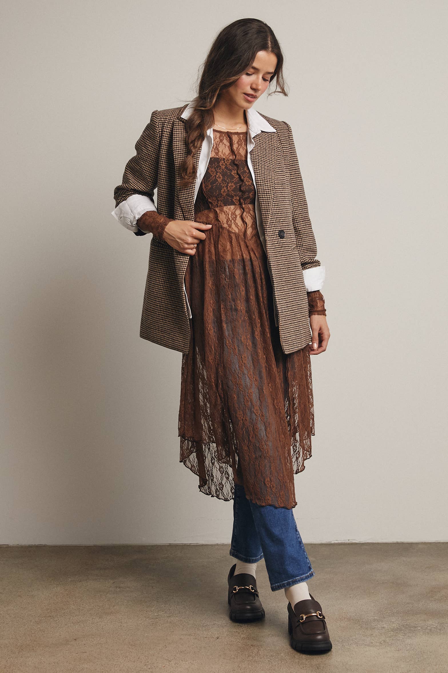 Sheer Lace Layering Dress - The Elevated Hippie