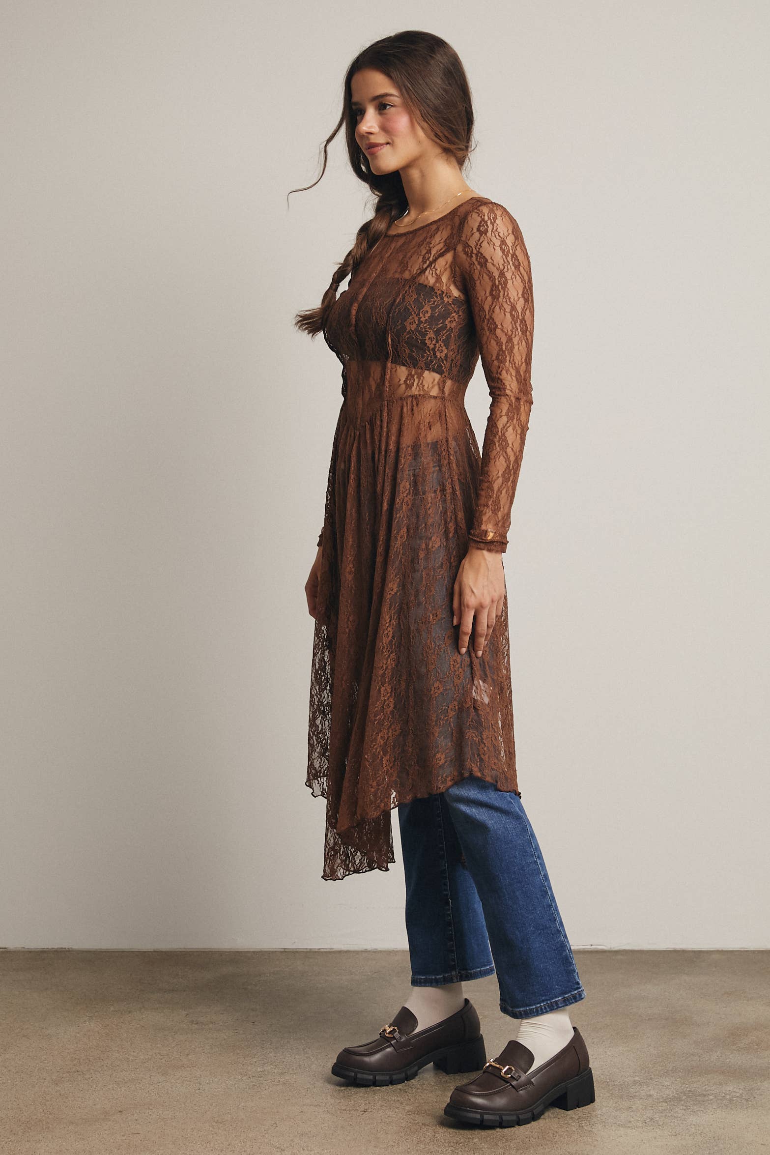 Sheer Lace Layering Dress - The Elevated Hippie