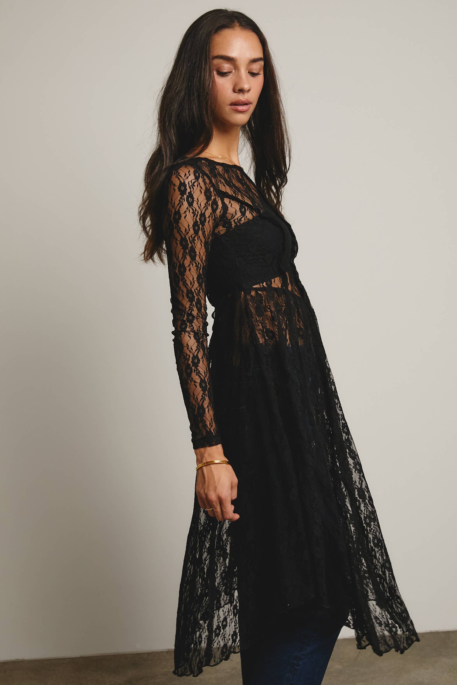 Sheer Lace Layering Dress - The Elevated Hippie