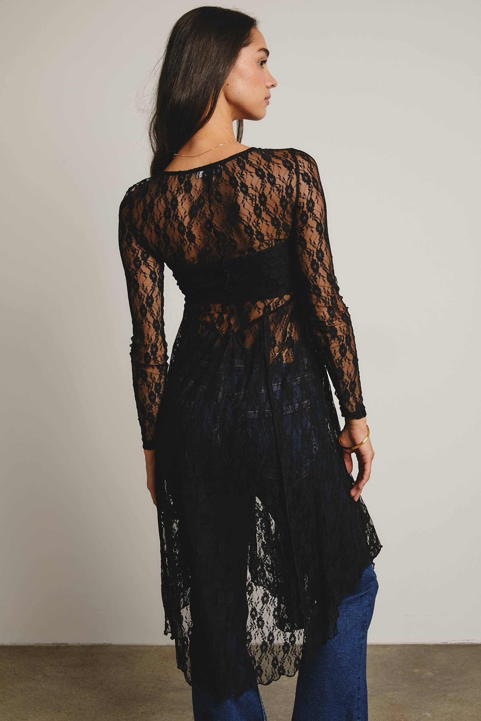 Sheer Lace Layering Dress - The Elevated Hippie