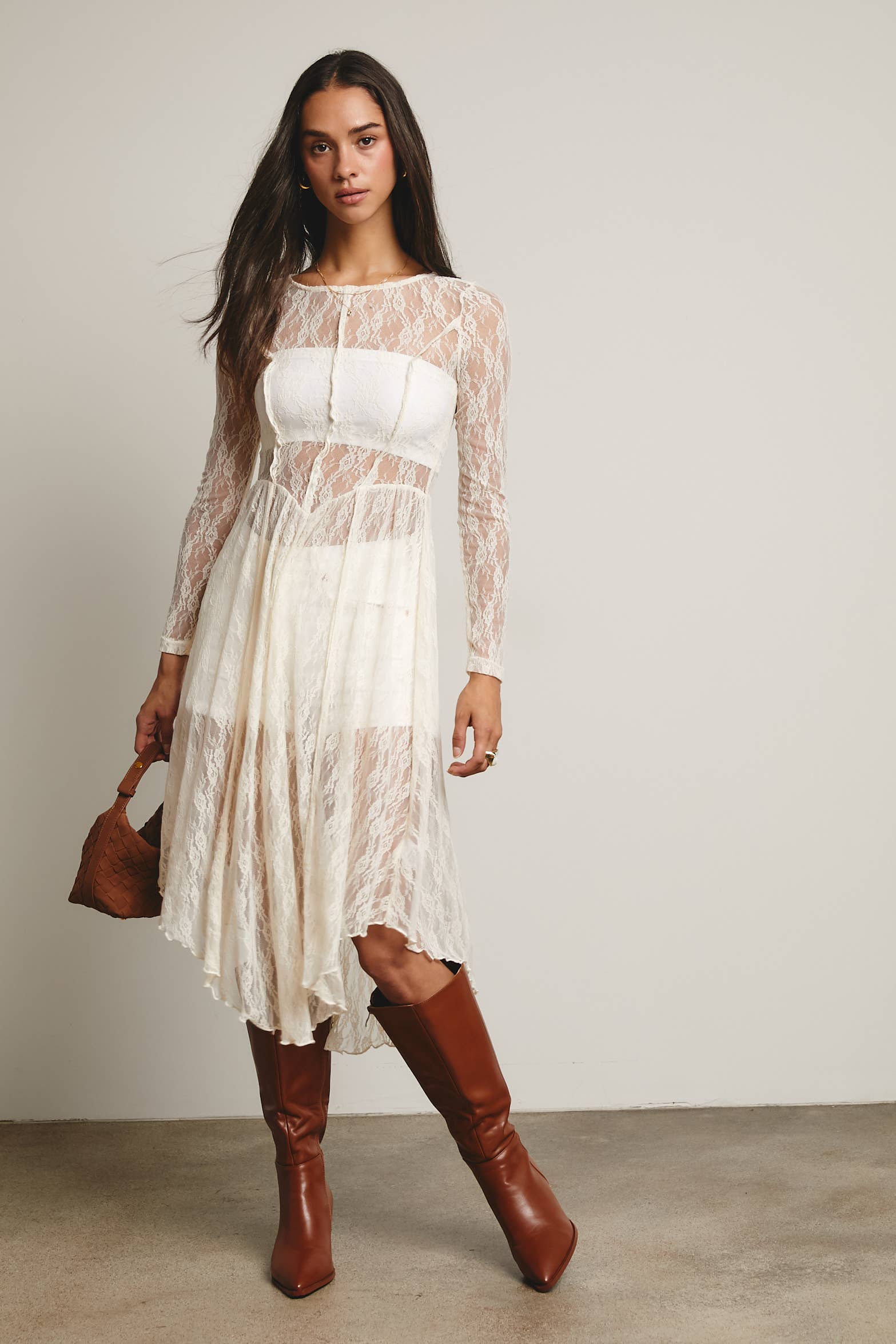 Sheer Lace Layering Dress - The Elevated Hippie