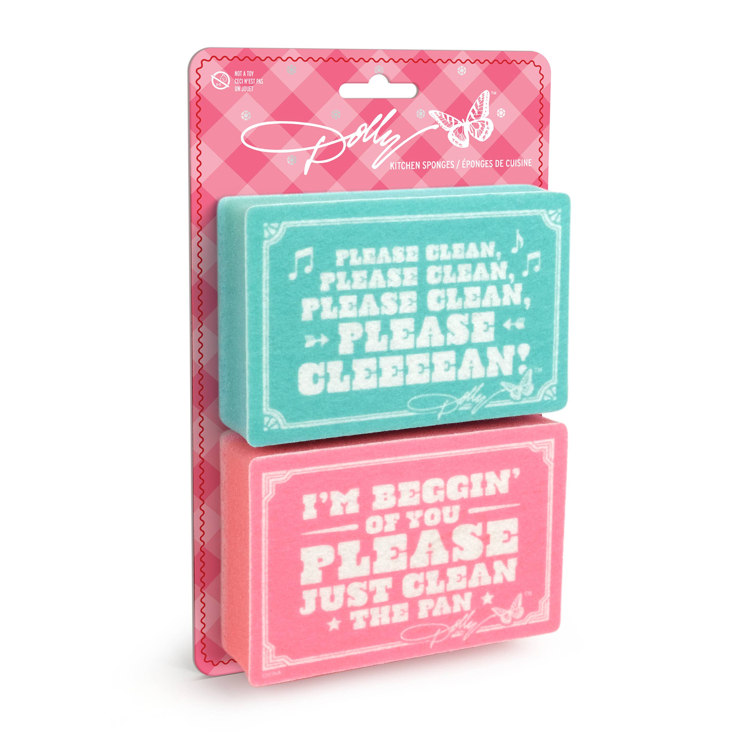 Dolly Parton Jolene Kitchen Sponges, Set of 2 - The Elevated Hippie