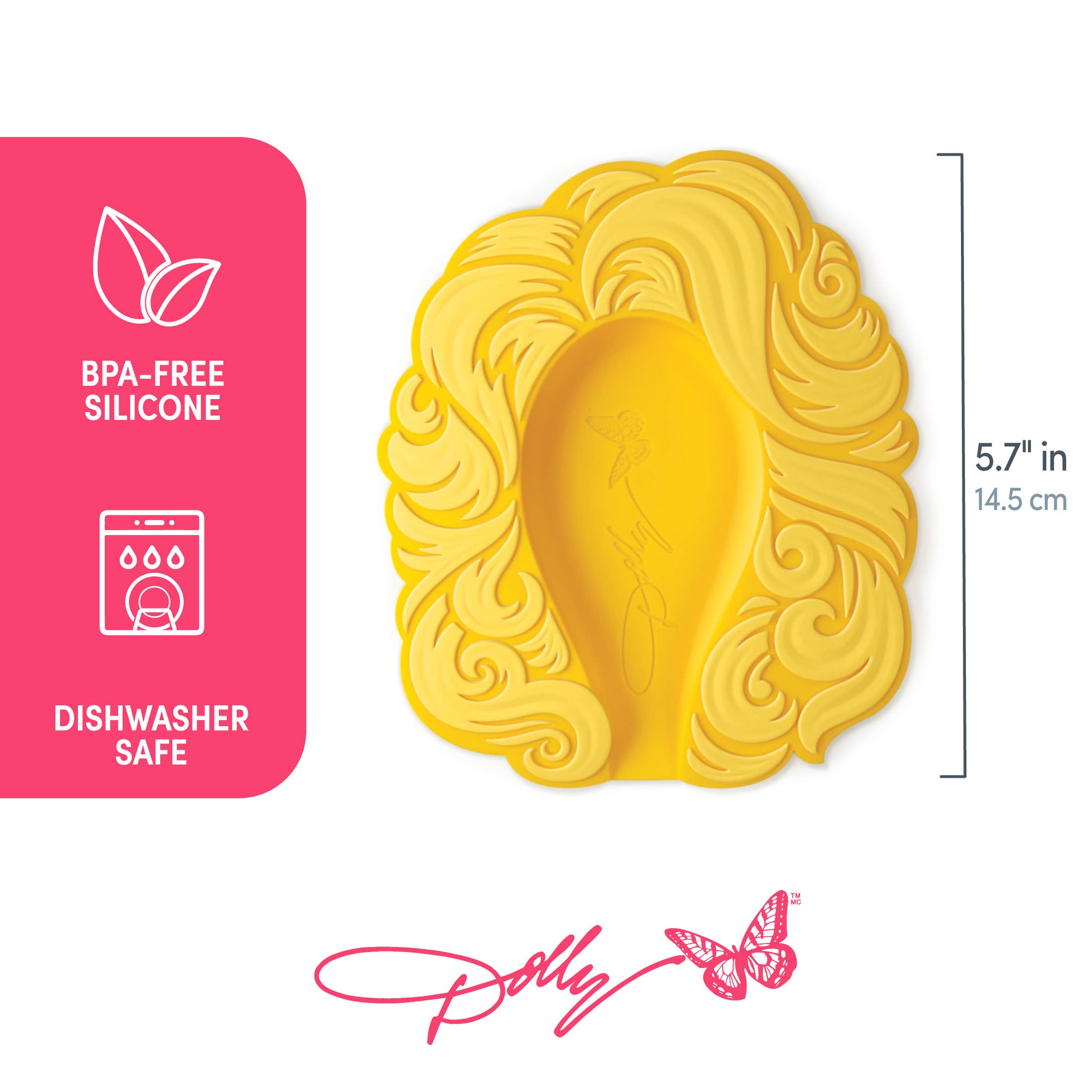 Dolly Parton Spoon Rest, Dolly-Inspired Big Hair Design - The Elevated Hippie