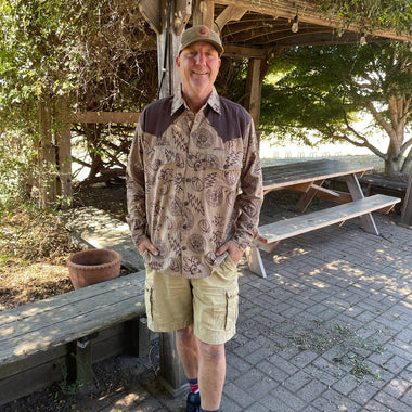 Grateful Dead Long Sleeve Men's Cotton Shirt Printed Fabric - The Elevated Hippie