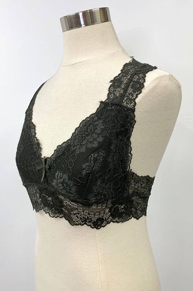 Soft cup light padding lace bralette (6pc) - The Elevated Hippie