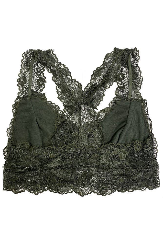 Soft cup light padding lace bralette (6pc) - The Elevated Hippie