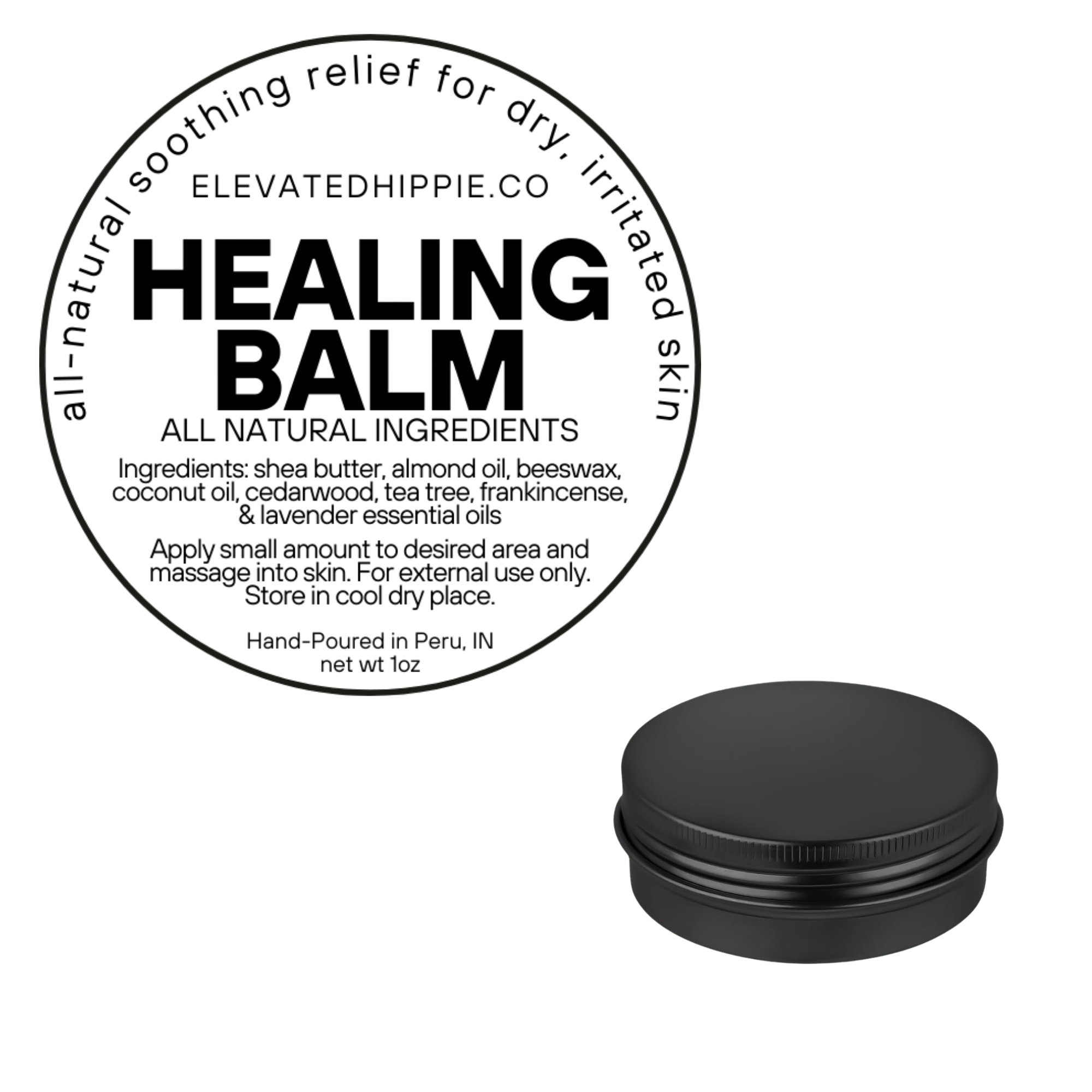 Healing Balm – All-Natural Skin Soothing Salve boho clothing, festival outfit, hippie style apparel | Elevated Hippie