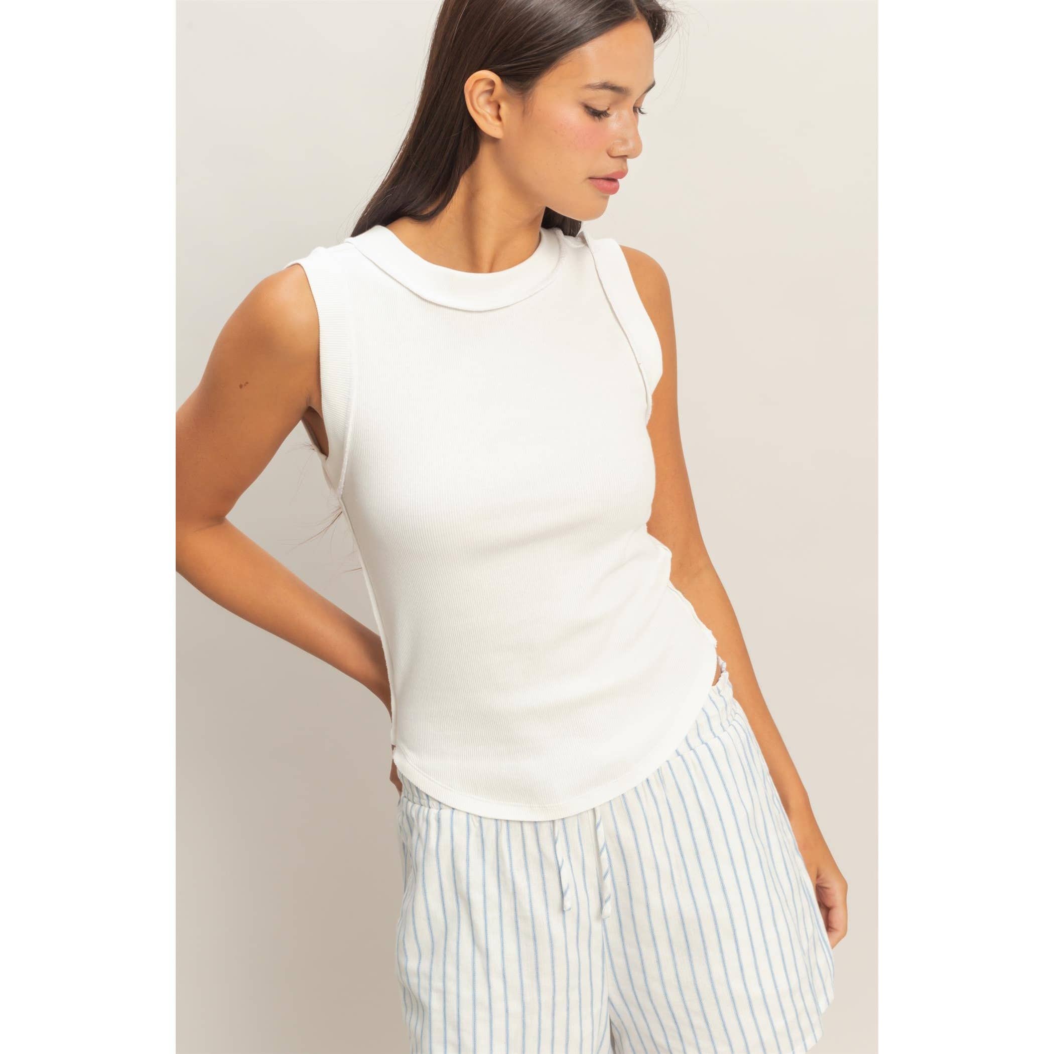 Seam Detail Tank Top - The Elevated Hippie