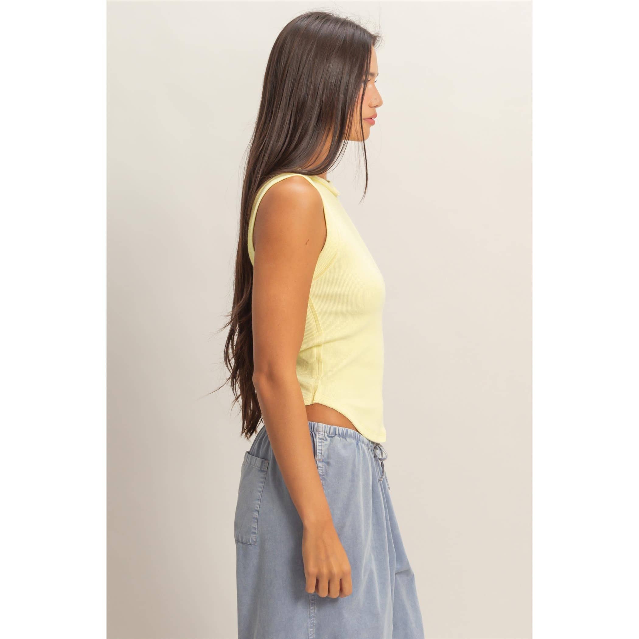 Seam Detail Tank Top - The Elevated Hippie