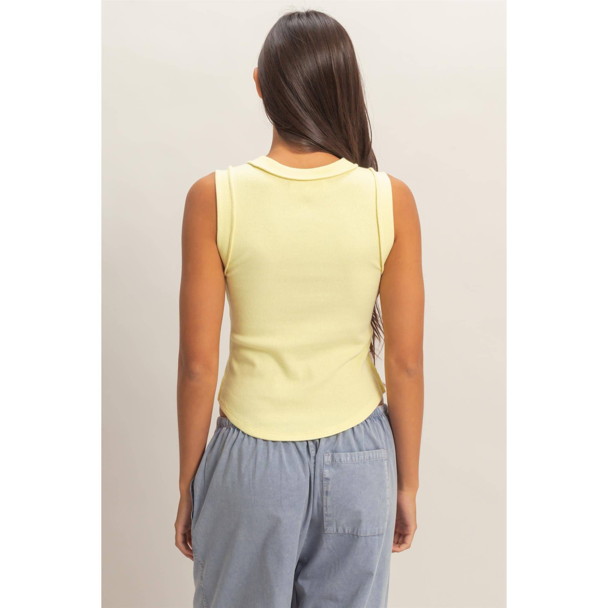 Seam Detail Tank Top - The Elevated Hippie