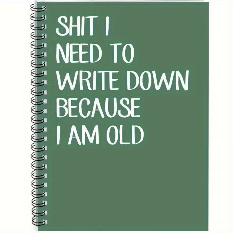 Funny Spiral Notebook boho clothing, festival outfit, hippie style apparel | Elevated Hippie
