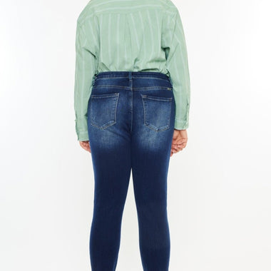 Kancan High Rise Frayed Ankle Skinny Jeans – Effortless Edge with a Boho Vibe - The Elevated Hippie