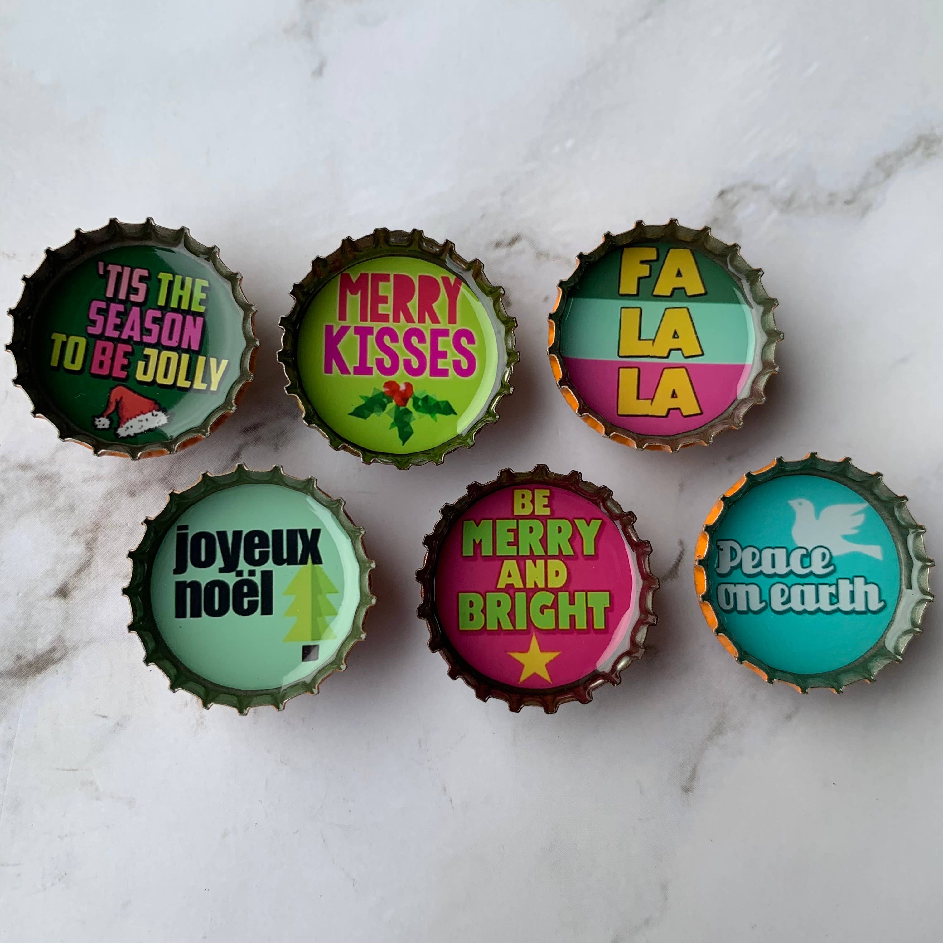 'Tis The Season Christmas Decor Magnets - The Elevated Hippie