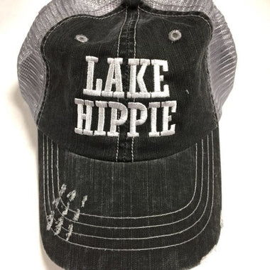 "Lake Hippie" Trucker Hat – Laid-Back & Lakeside - The Elevated Hippie