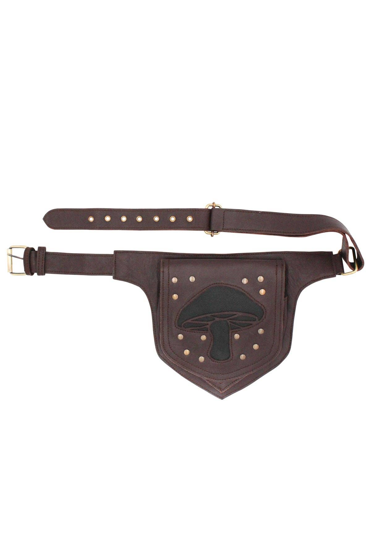 Applique Leather Belt Bag - The Elevated Hippie