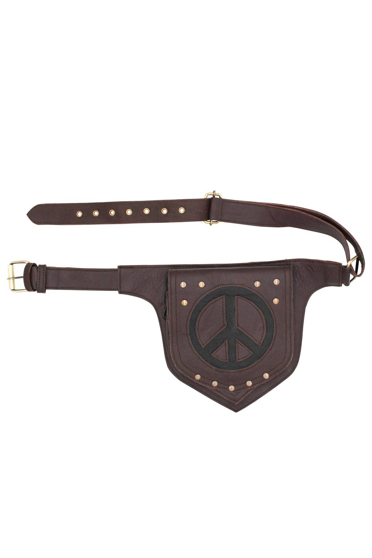 Applique Leather Belt Bag - The Elevated Hippie