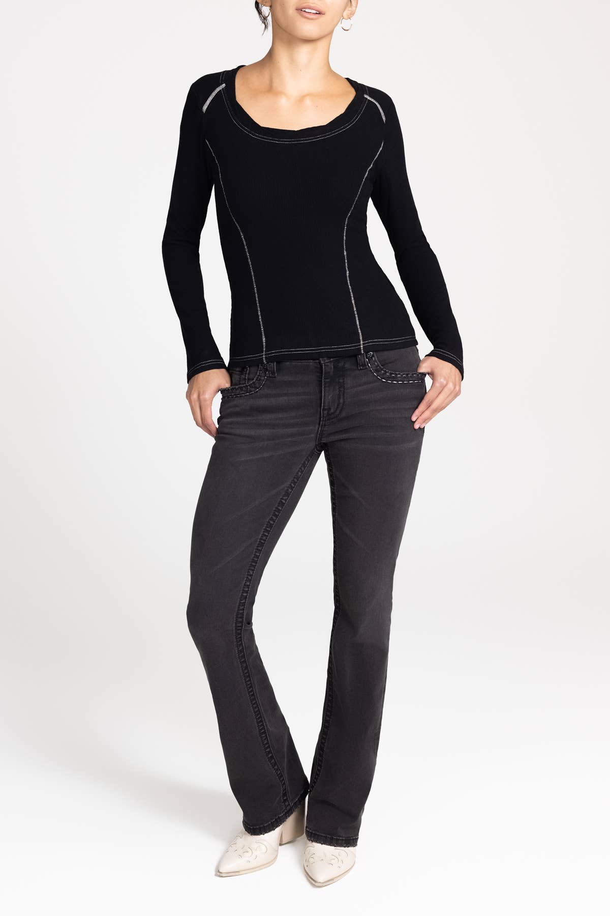 MT3251L- LONG SLEEVE TOP - The Elevated Hippie