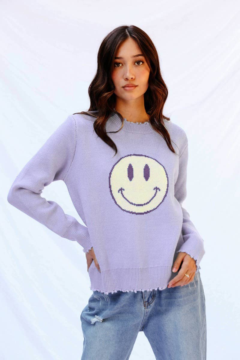 Smiley Sweater - The Elevated Hippie