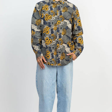 Mushroom Long Sleeve Button-Up – For the Chill Explorer - The Elevated Hippie