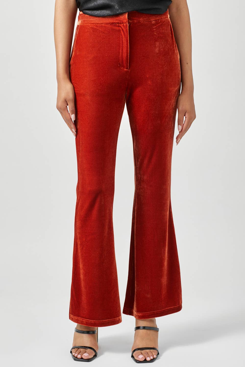 Velvet Flare Trousers - The Elevated Hippie