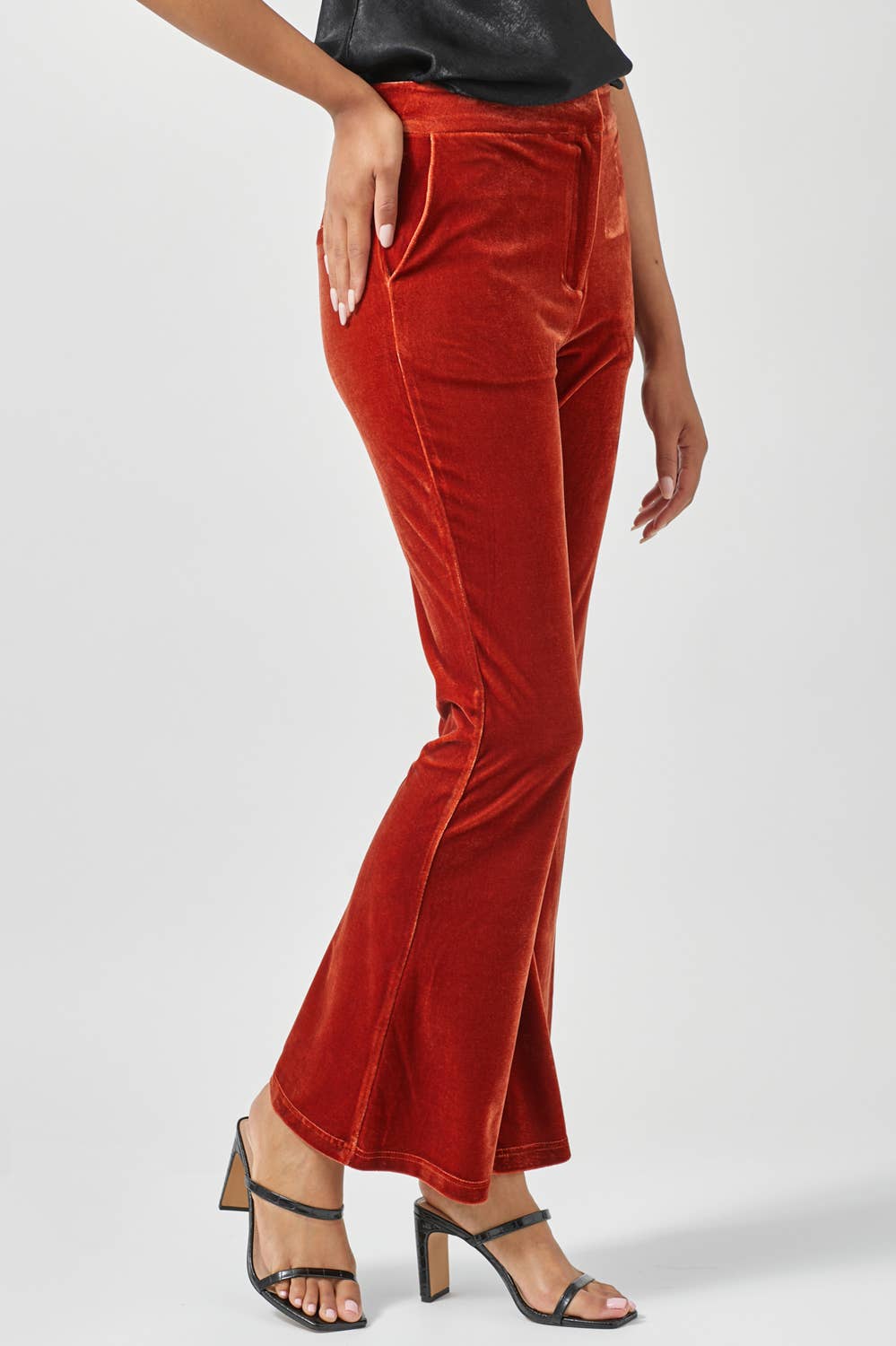 Velvet Flare Trousers - The Elevated Hippie