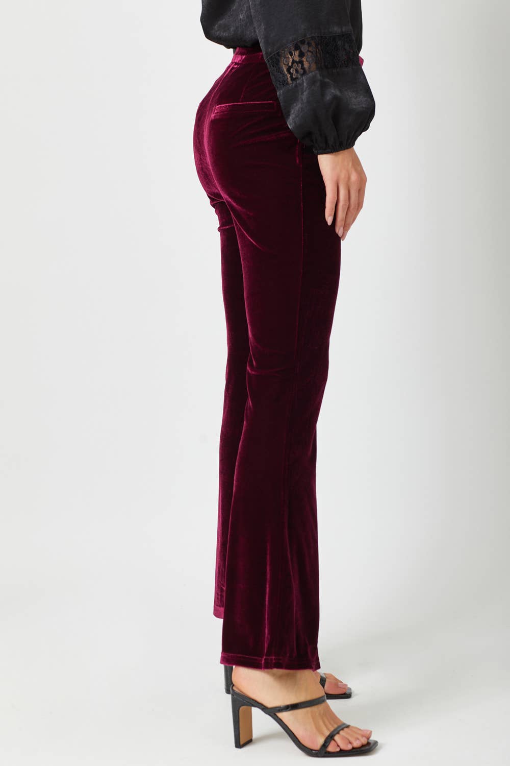 Velvet Flare Trousers - The Elevated Hippie