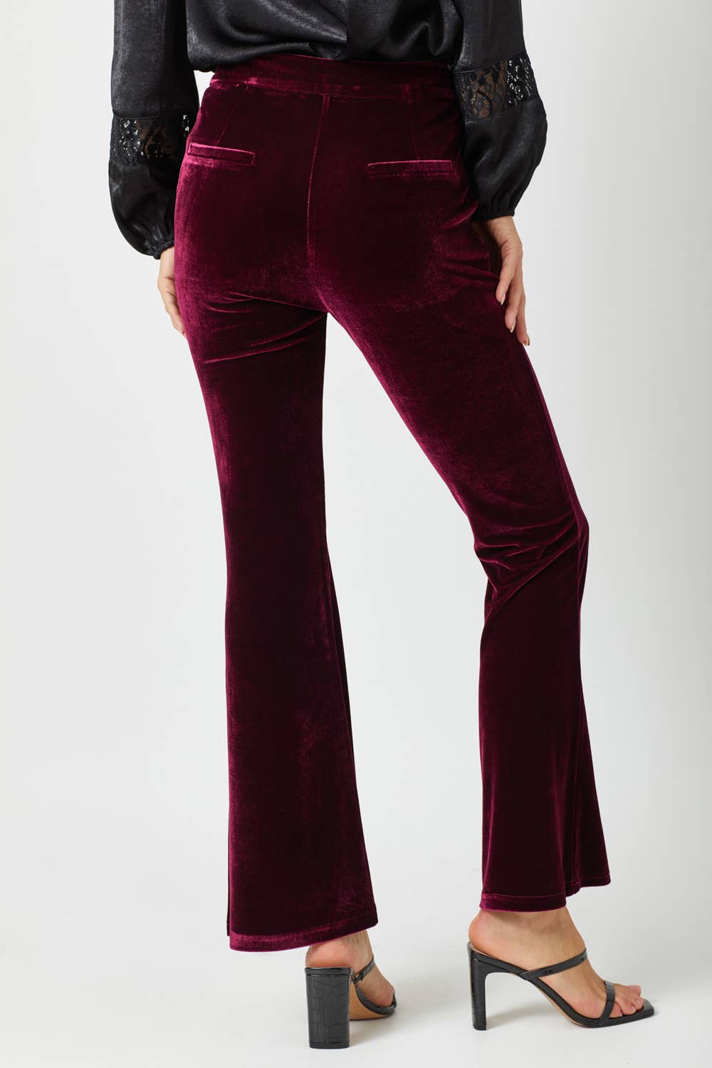 Velvet Flare Trousers - The Elevated Hippie