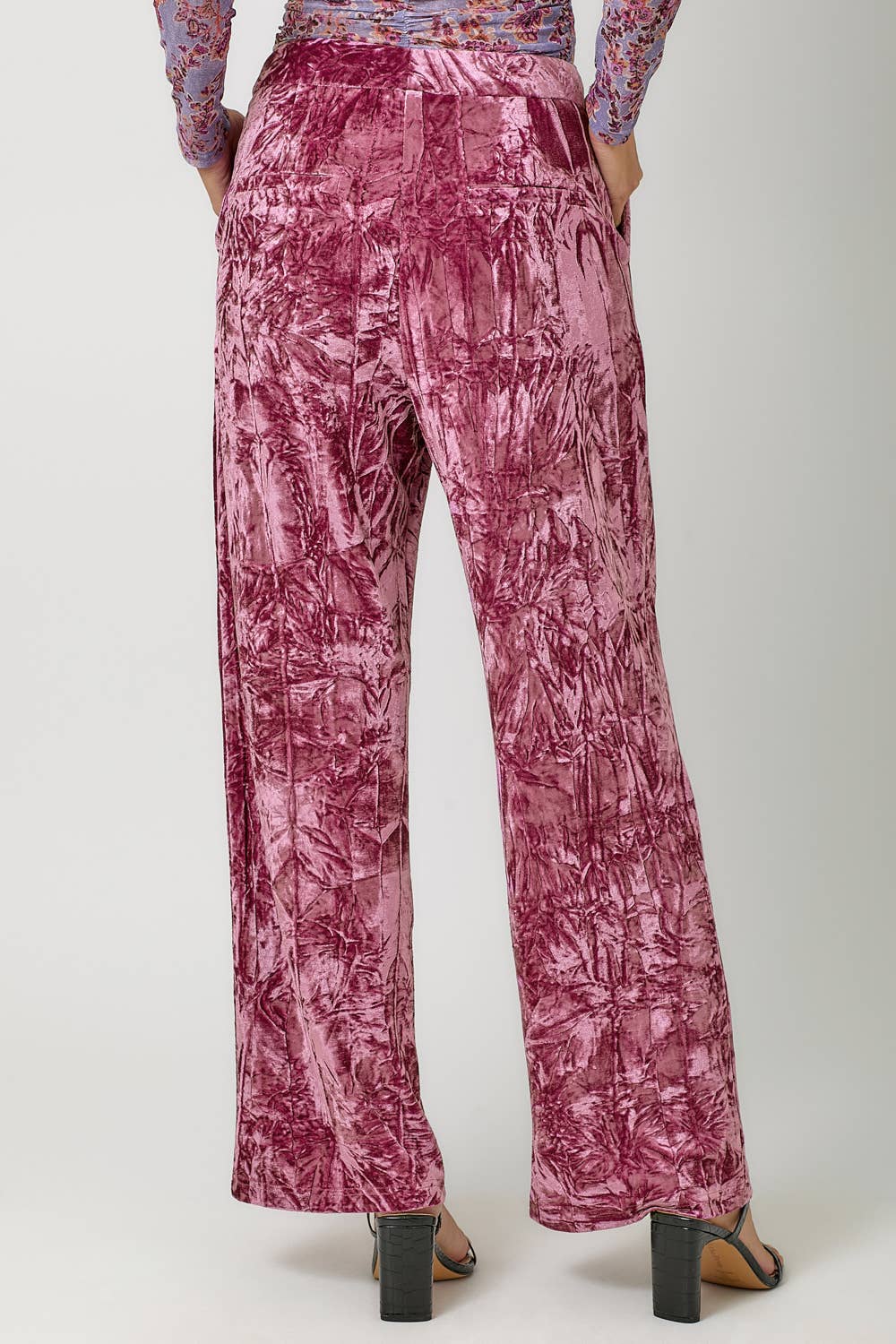 Crinkle Velvet Trousers - The Elevated Hippie