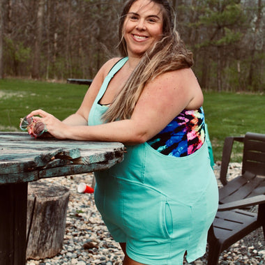 PLUS Blakeley Beach Please Romper – Washed Terry Romper with Pocket - The Elevated Hippie