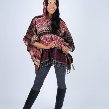 Sacred Threads Boho Chic Patchwork Poncho – Cozy, Colorful & Full of Boho Spirit - The Elevated Hippie