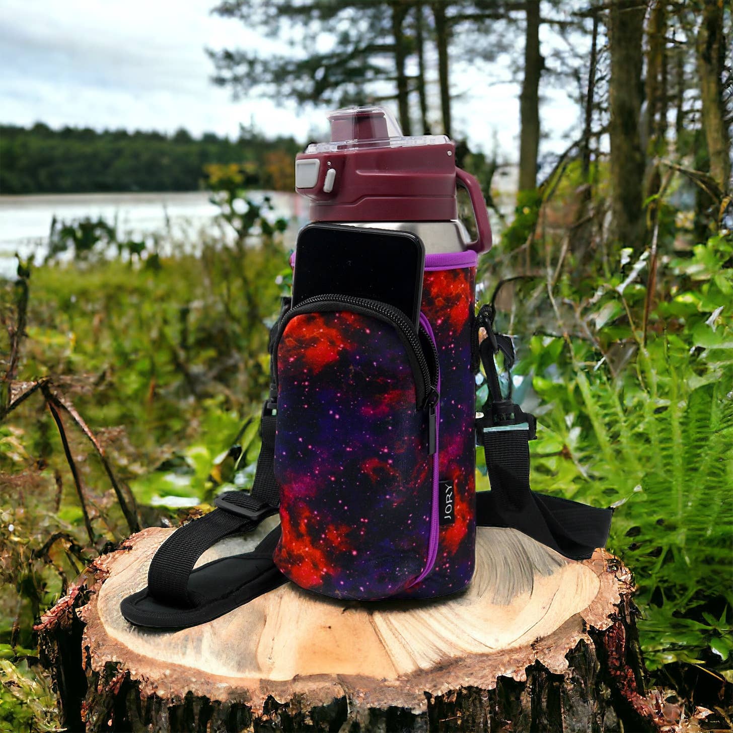 Great Outdoors On-the-Go Neoprene Cross Body Bag | Galaxy - The Elevated Hippie
