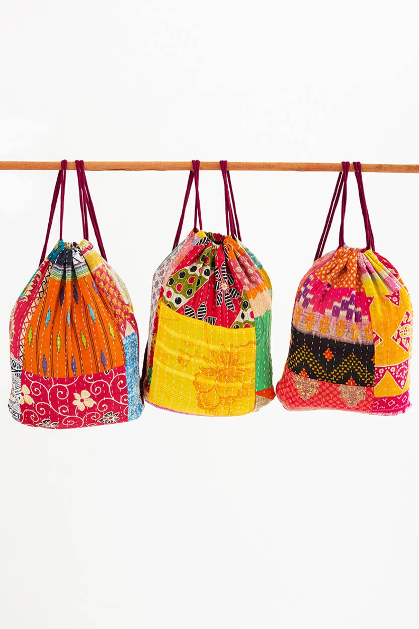 Kantha Backpack - The Elevated Hippie