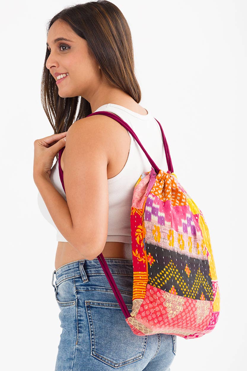 Kantha Backpack - The Elevated Hippie
